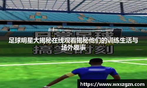 足球明星大揭秘在线观看揭秘他们的训练生活与场外趣事